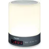 Kištukinis naktinis šviestuvas Beurer WL 50 — LED, baltas korpusas, mėlyna/raudona/balta šviesa, maitinamas iš tinklo ir baterijomis, 132 mm aukštis