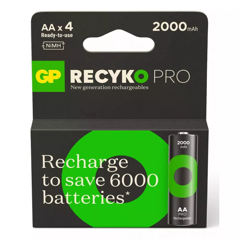 Rechargeable baterija GP baterijos ReCyko Pro GPRCP200AA167C4 AA NiMH 30g