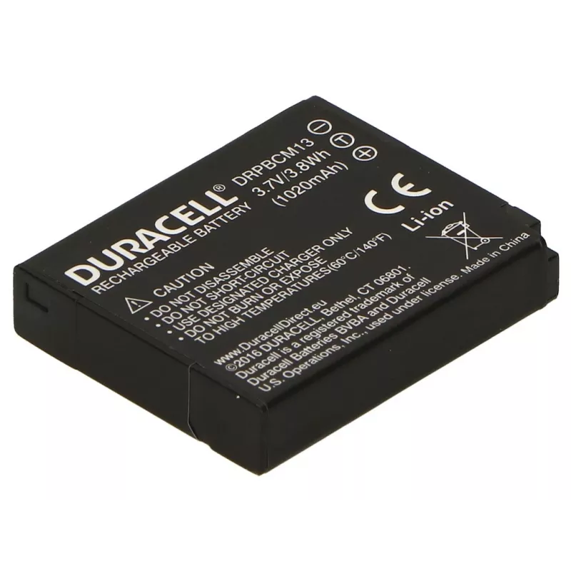 „Duracell“ fotoaparato baterija – pakeičia „Panasonic DMW-BCM13“ bateriją