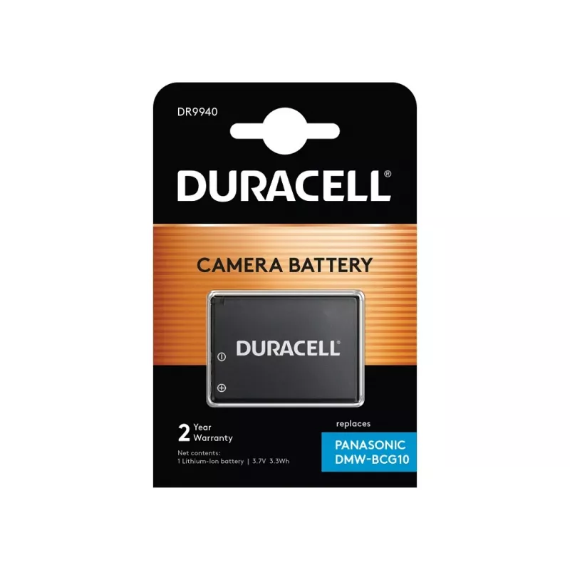 Duracell fotoaparato baterija – pakeičia Panasonic DMW-BCG10 bateriją