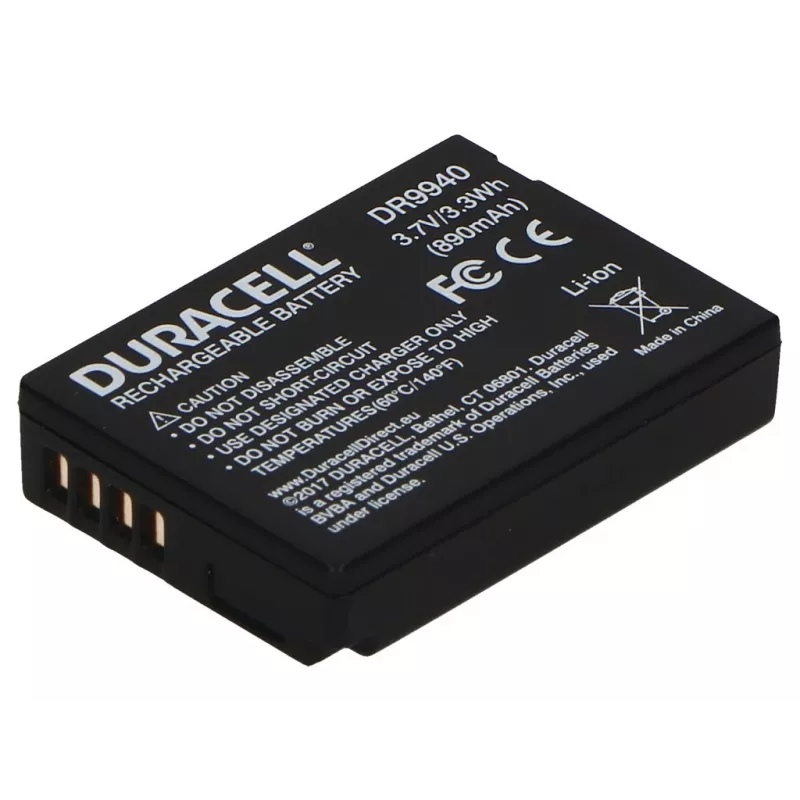 Duracell fotoaparato baterija – pakeičia Panasonic DMW-BCG10 bateriją