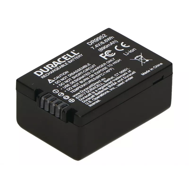 Duracell fotoaparato baterija - pakeičia Panasonic DMW-BMB9E bateriją