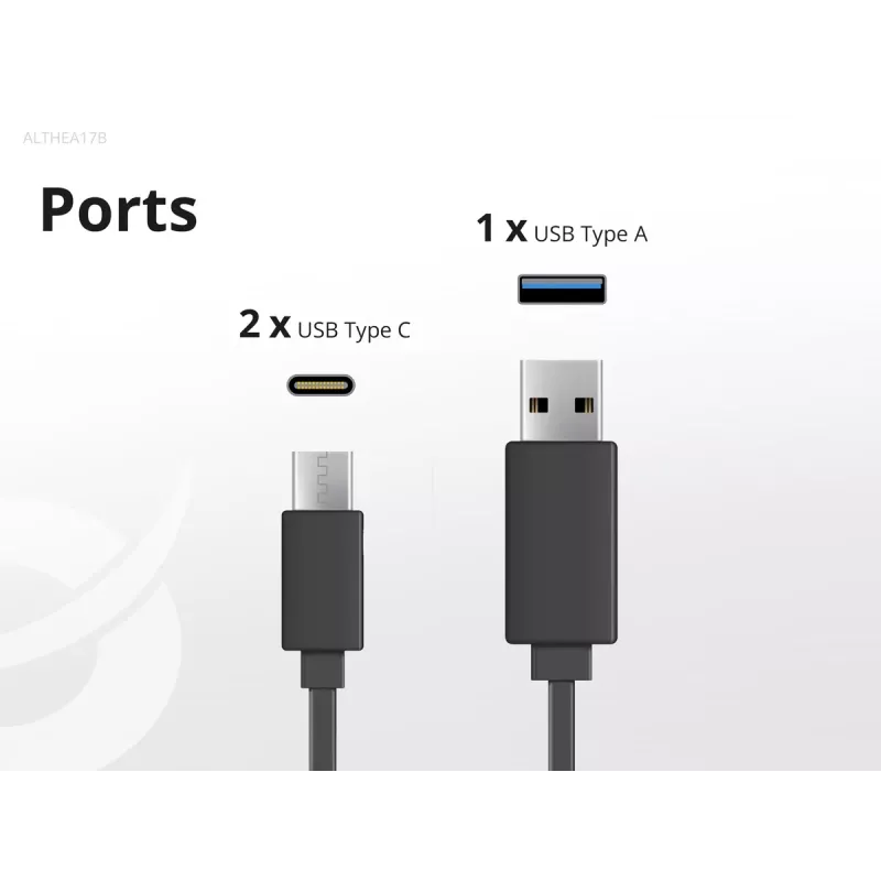 Conceptronic 3 prievadų 67 W GaN USB PD įkroviklis su USB-C įkrovimo kabeliu, USB-C x 2, USB-A x 1, QC 3.0, PPS