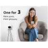 Conceptronic 3 prievadų 67 W GaN USB PD įkroviklis su USB-C įkrovimo kabeliu, USB-C x 2, USB-A x 1, QC 3.0, PPS