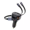 Baseus Enjoyment Pro 60W automobilinis USB laido įkroviklis