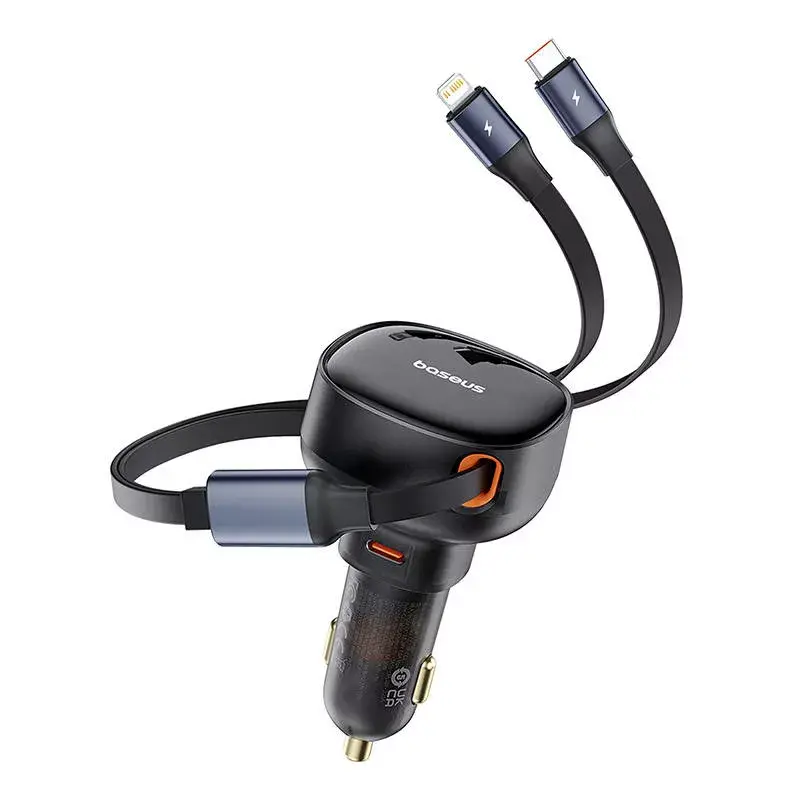 Baseus Enjoyment Pro 60W automobilinis USB laido įkroviklis