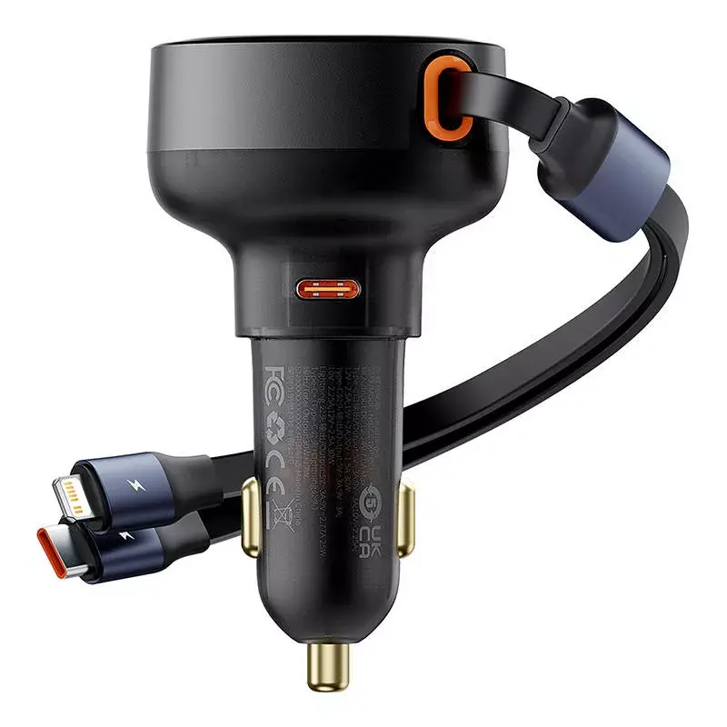 Baseus Enjoyment Pro 60W automobilinis USB laido įkroviklis