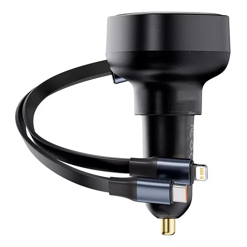 Baseus Enjoyment Pro 60W automobilinis USB laido įkroviklis
