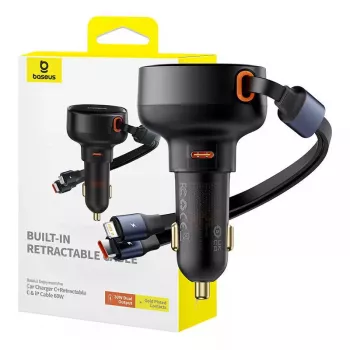 Baseus Enjoyment Pro 60W automobilinis USB laido įkroviklis