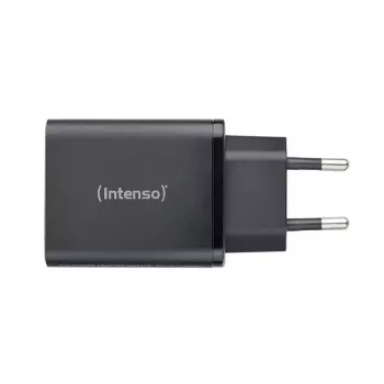 Maitinimo adapteris Intenso W65ACC USB-A ir USB-C prievadai juodas