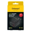 Maitinimo adapteris Intenso W65ACC USB-A ir USB-C prievadai juodas