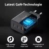 Maitinimo adapteris Intenso W65ACC USB-A ir USB-C prievadai juodas