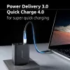 Maitinimo adapteris Intenso W65ACC USB-A ir USB-C prievadai juodas