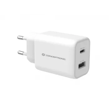Conceptronic ALTHEA 2-Port 33W USB PD PPS Charger, QC 3.0