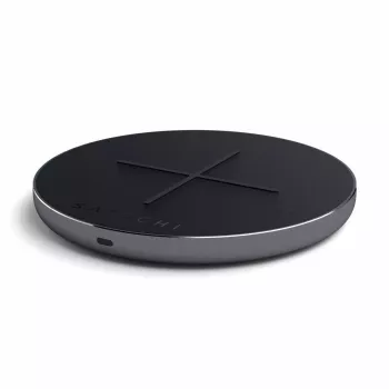 Belaidis įkroviklis Satechi ST-IWCBM Greitas įkrovimas USB Type-C Vidaus išmaniesiems telefonams Juoda Pilka