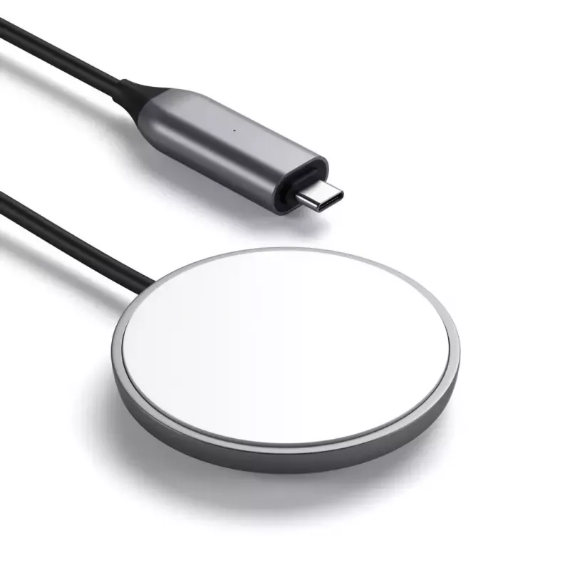 Mobiliojo įrenginio įkroviklis Satechi ST-UCQIMCM USB belaidis įkrovimas Pilka, Balta