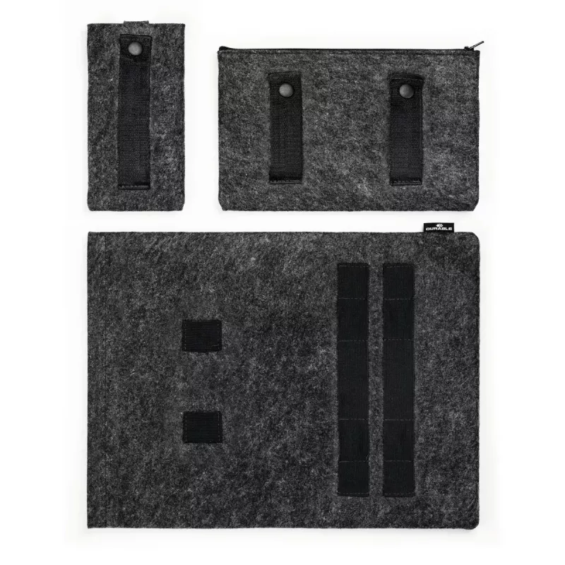 Dėklas-įmovos Durable Effect 41,7 cm 16,4 colio antracitinis 2 priekinės kišenės