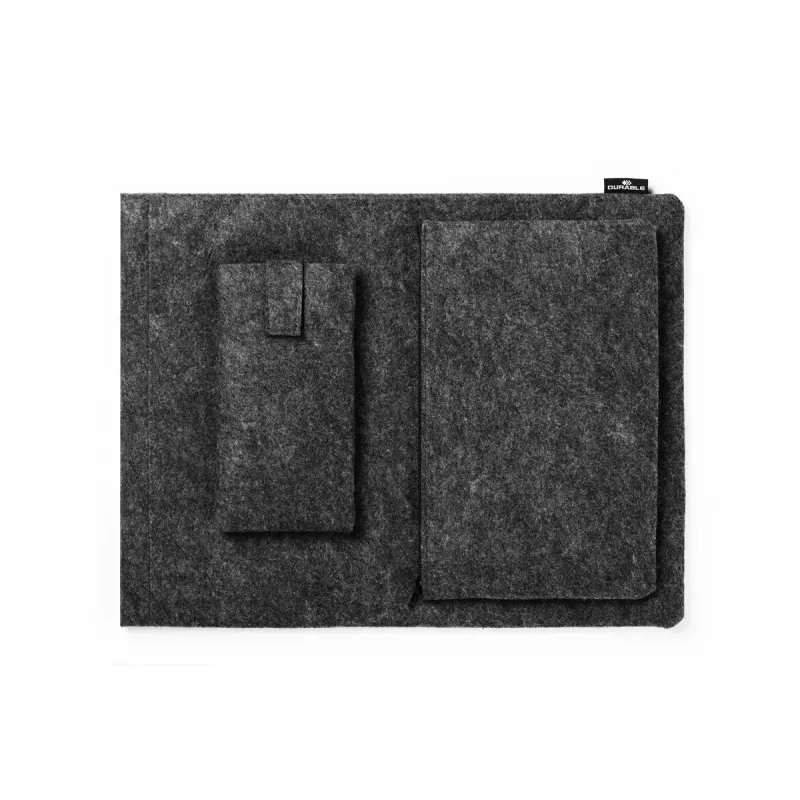 Dėklas-įmovos Durable Effect 41,7 cm 16,4 colio antracitinis 2 priekinės kišenės