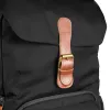 Krepšys Mantona Luis junior juoda ruda oda metalas poliesteris sintetika