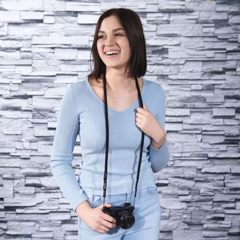 Hama Braid 120 dirželis Skaitmeninis fotoaparatas Nailonas Juoda