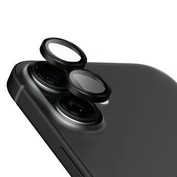 PanzerGlass® Hoops® keraminis fotoaparato lęšių apsauginis stiklas iPhone 16 | 16 Plus