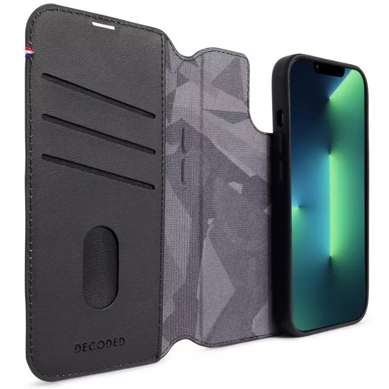 Dėklo tipo piniginė Decoded Modu Wallet iPhone 14 Plus 3 kortelių kišenės