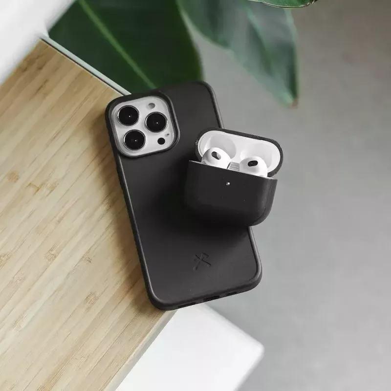 Woodcessories Bio Case MagSafe dėklas juodas skirtas iPhone 14 Pro