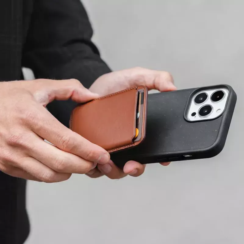 Woodcessories Bio Case MagSafe dėklas juodas skirtas iPhone 14 Pro