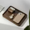 Woodcessories Bio Case MagSafe dangtelis taupe spalvos, skirtas iPhone 14 Pro
