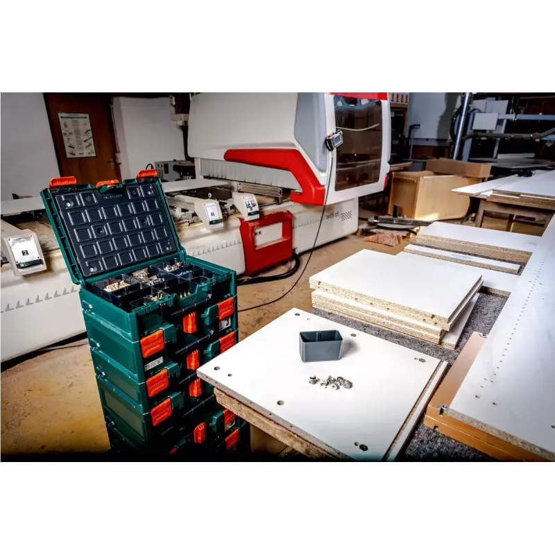 Įrankių laikymo dėklas Metabo 626897000 juodas žalias ABS atsparus smūgiams