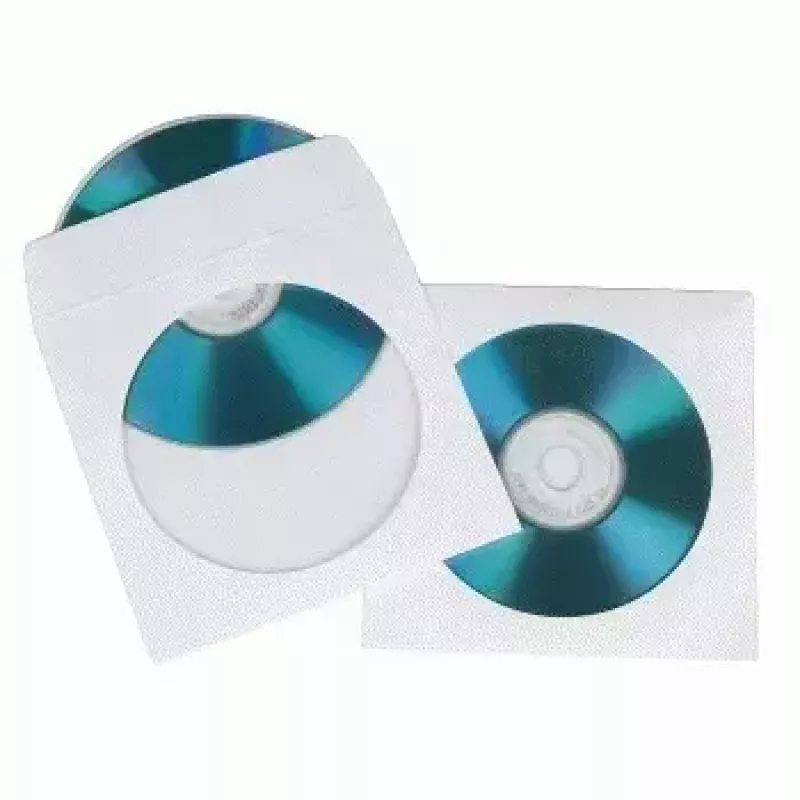 Hama CD-ROM popieriniai įdėklai 50, balti 50 diskų