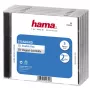 Hama CD dvigubas dėklas Standard, pakuotė 5 2 diskams, permatomas