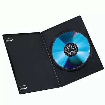 DVD plonas dėklas Hama 51181 juodas 1 diskui
