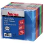 Hama CD plonų dėžučių rinkinys, 25 vnt., spalvotas 1 diskui įvairiaspalvis