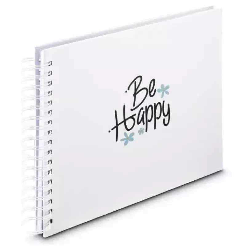 Hama Good Things nuotraukų albumas, baltas, 100 lapų, 10 x 15, spiralinis įrišimas