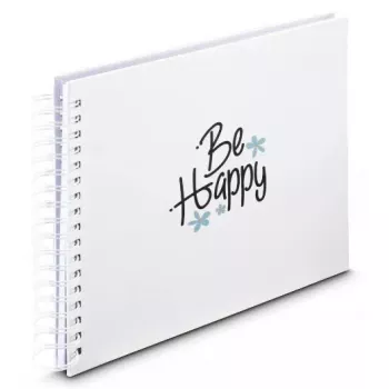 Hama Good Things nuotraukų albumas, baltas, 100 lapų, 10 x 15, spiralinis įrišimas