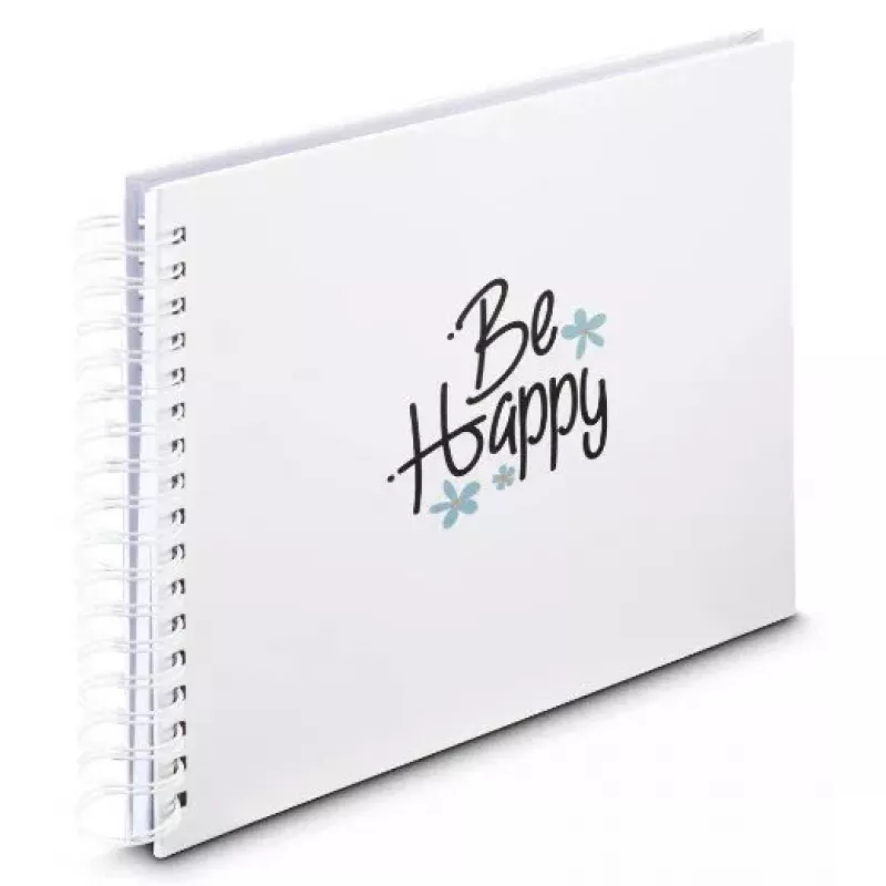 Hama Good Things nuotraukų albumas, baltas, 100 lapų, 10 x 15, spiralinis įrišimas