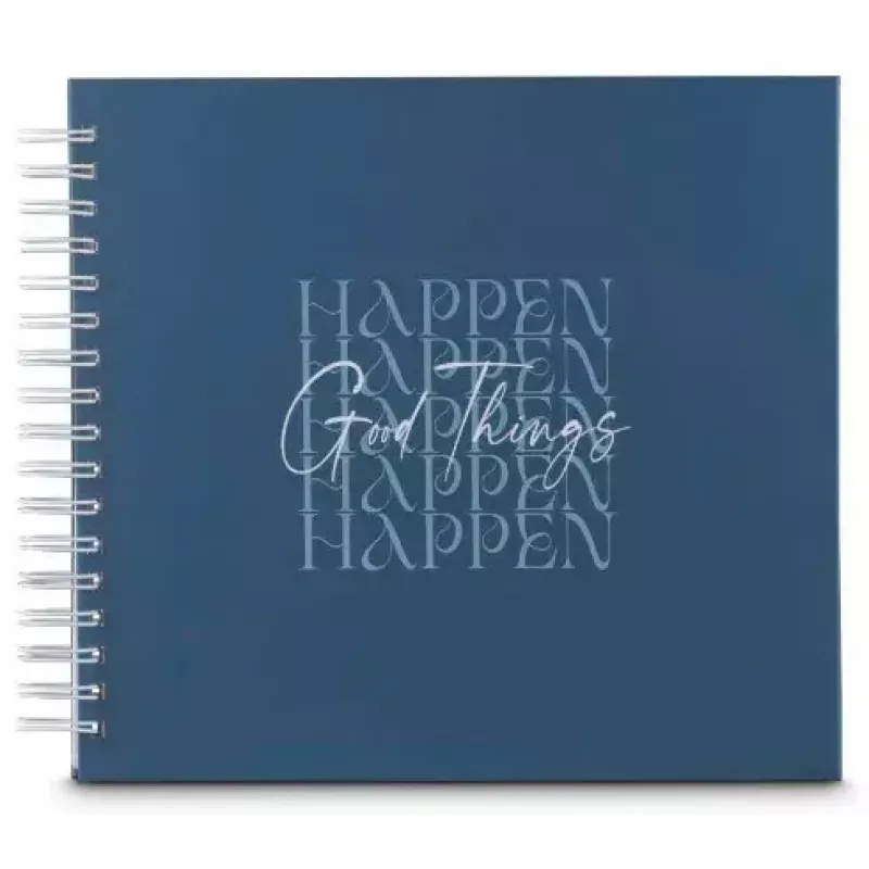 Hama Good Things nuotraukų albumas mėlynas 100 lapų 10 x 15 spiralinis įrišimas