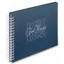 Hama Good Things nuotraukų albumas mėlynas 100 lapų 10 x 15 spiralinis įrišimas