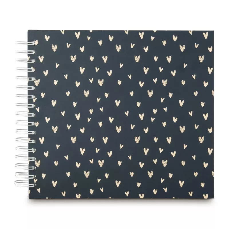 Hama Lovely nuotraukų albumas, mėlynas, 100 lapų, 10 x 15 cm, spiralinis įrišimas