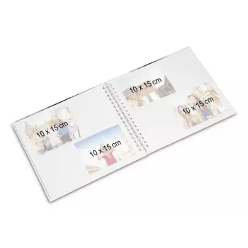 Hama Lovely nuotraukų albumas, mėlynas, 100 lapų, 10 x 15 cm, spiralinis įrišimas