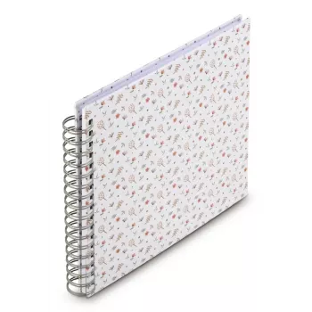 Hama Floral nuotraukų albumas Įvairiaspalvis 100 lapų 10 x 15 cm Spiralinis įrišimas