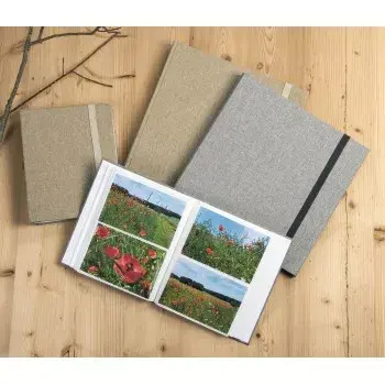 Hama Tessuto nuotraukų albumas Pilkas 240 lapų 10 x 15 cm