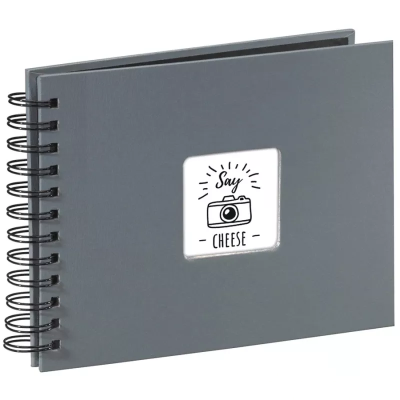 Hama 4007249948847 fotoalbumas pilkas 50 lapų 10x15 spiralinis įrišimas