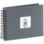 Hama 4007249948847 fotoalbumas pilkas 50 lapų 10x15 spiralinis įrišimas