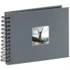 Hama 4007249948847 fotoalbumas pilkas 50 lapų 10x15 spiralinis įrišimas