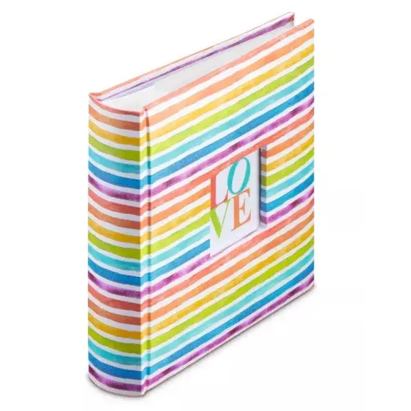 Hama Rainbow I nuotraukų albumas, įvairiaspalvis, 200 lapų, 10 x 15, knyginis įrišimas
