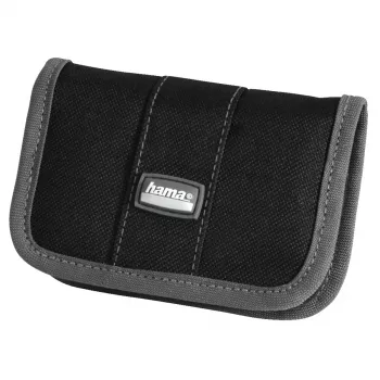 Hama Multi Card Case Mini atminties kortelių dėklas, nailonas, juodas