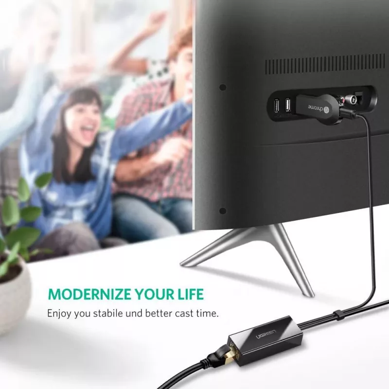 Tinklo plokštė Ugreen 30985 Ethernet laidinė USB sąsaja