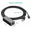 Tinklo plokštė Ugreen 30985 Ethernet laidinė USB sąsaja